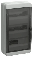 Корпус КМПн-36 TEKFOR IP65 черн. прозр. дверь пластик. IEK TF5-KP72-N-36-65-K03-K02