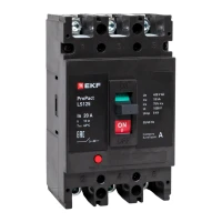 Выключатель автоматический 3п 20А 18кА LS125 ProPact EKF mccb-125-18-3-20-ls