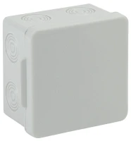 Коробка распаячная ОП КОР 80х80х50мм без гермовводов 7 входов IP54 Эра Б0037442