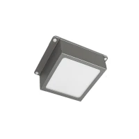 Светильник светодиодный PPL 089/G OPAL 9Вт 6500К IP40 89х89х40мм GREY ДВО/ДПО домино в потолок Грильято Pro JazzWay 5060210