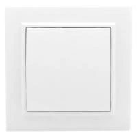 Выключатель 1-кл. СП Минск 10А IP20 бел. Basic EKF ERV10-021-10