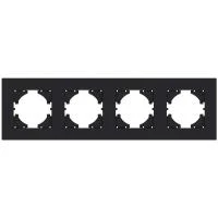 Рамка 4-местн. City графит GUSI С1114-010