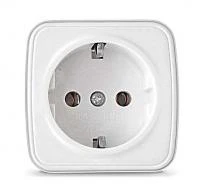 Розетка 1-м ОП Электра 16А IP20 с заземл. бел. Союз 0012
