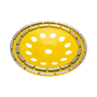 Чашка алмазная шлифовальная двухрядная 230х22.2мм KRANZ KR-90-0254