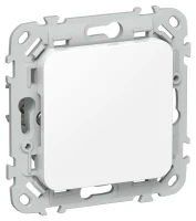 Заглушка СП FLITE ЗГ-ФлБ с суппортом механизм бел. IEK FI-PL10-K01