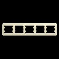 Рамка 5-м Glossa горизонт. беж. SE GSL000205