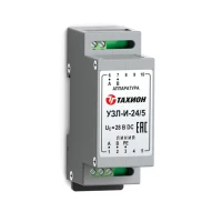 Устройство защиты интерфейсов с подачей питания и обеспечивает передачу питания 24В DC по сигнальным парам 5А УЗЛ-И-24/5 Тахион 20136