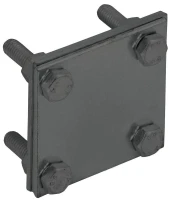 Зажим крестообразный с раздел. полоса-полоса 40мм оцинк. сталь TD IEK ZCC68-13-1-40