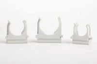 Держатель для труб (клипса) d20мм для монтажн. пистолета пластик Ruvinil К01220