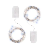 Гирлянда DC-G05-20WS2 20LED 2xCR2032 (в компл.) бел. (уп.2шт) ФАZА 5048010