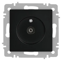 Розетка Intro Accent 6-301-05 TV одиночная IP20 СУ антрацит Intro