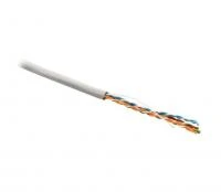 Кабель витая пара U/UTP кат.5E 4х2х24AWG solid LSZH нг(А)-HF UUTP4-C5E-S24-IN-LSZH-GY-305 сер. (м) Hyperline 42045