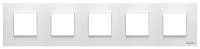 Рамка 5-м 10мод. Zenit бел. ABB 2CLA227500N1101
