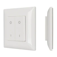 Панель SMART-P47-DIM-P-SUF 3В 2 зоны Knob 2.4G пластик Arlight 028301