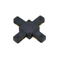 Коннектор X-образный XSB-BL для шинопровода SB черн. IN HOME 4690612060507