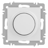 Светорегулятор Accent 6-401-01М поворотный 600Вт 230В IP20 СУ бел. матов. Intro Б0063671