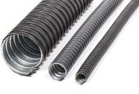 Металлорукав в ПВХ изоляции МРПИ НГ 10 d10мм без протяжки сталь гор. оцинк. черн. (уп.50м) ГОФРОМАТИК zeta42233