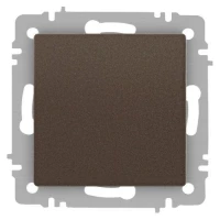 Кнопка Accent 6-109-08 10А-250В IP20 СУ бронза Intro Б0063619