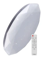 Светильник светодиодный PREMIUM DIAMOND 55Вт 230В 3000-6500К 4400лм IP40 350х90мм настенно-потолочный управляемый с пультом ДУ КОСМОС KSDiam55W