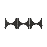 Кластер тройной для двустен. труб d110 DKC 025113