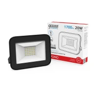Прожектор светодиодный Elementary 20Вт 6500К IP65 1700лм 200-240В ДО ПРОМО G2 черн. GAUSS 613100320P