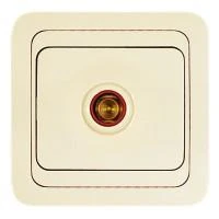 Розетка TV оконечная Mimoza крем. Makel 25027