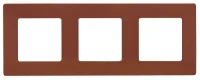 Рамка 3-м Etika какао IEK 672573