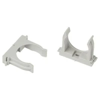 Держатель для труб (клипса) d40мм для прямого монтажа CLIP-40-G-MP сер. (уп.25шт) Эра Б0062027