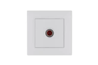 Розетка TV проходная Karea RIZZ бел. Makel 88001007