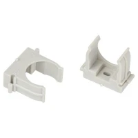 Держатель для труб (клипса) d25мм для прямого монтажа CLIP-25-G-MP сер. (уп.50шт) Эра Б0062105