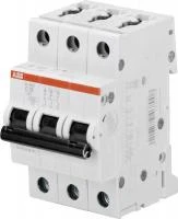 Выключатель автоматический модульный 3п C 80А 6кА S203 C80 ABB 2CDS253001R0804