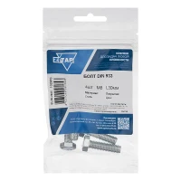 Болт с шестигранной головкой М8х30 DIN 933 класс прочн. 8.8 оцинк. (пакет) (уп.4шт) Tech-Krep/Zitar 102970