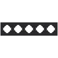 Рамка 5-местн. City графит GUSI С1115-010