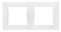 Рамка 2-м Sedna горизонт. бел. SchE SDN5800321