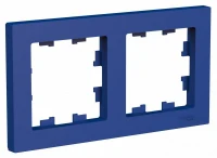 Рамка 2-пост. AtlasDesign универс. аквамарин SE ATN001102