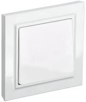 Выключатель 1-кл. СП BRITE ВСР10-1-0-БрБ 10А в сборе бел. IEK BR-V10-0-10-K01-F