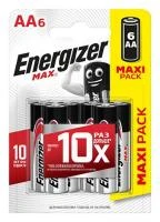 Элемент питания алкалиновый AA/LR6/316 Max BL6 (блист.6шт) Energizer E301533801
