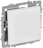 Выключатель 1-кл. СП BRITE ВС10-1-4-БрАБ 10А самовозвратный механизм арктич. бел. IEK BR-V14-0-10-K91