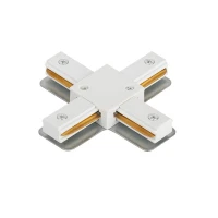 Коннектор X-образный XRB-WH для шинопровода RB бел. IN HOME 4690612060675