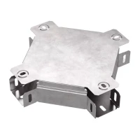 Ответвитель для лотка Х-образный 50х50 с крышкой Стандарт Промрукав PR16.0573