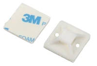 Площадка самоклеящаяся под хомуты 25х25мм NO-225-308 бел. (уп.10шт) Эра Б0066729