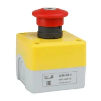 Пост кнопочный OptiSignal D22 C5-BK-1-ESK-11 1НО+1НЗ авар. стоп. с ключом XALK188E КЭАЗ 338524