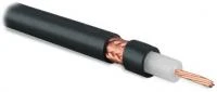 COAX-RG213-500 (500 м) Кабель коаксиальный RG-213, 50 Ом, жила - 13 AWG (7x0.75мм), внешний диаметр 10.2мм, PVC, черный | 254847 | Hyperline