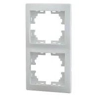 Рамка 2-м Mira вертикал. бел. LEZARD 701-0200-152