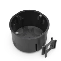 Коробка установочная 68х47 двухкомпонентн. для сплошных стен черн. Промрукав 60-0710-9005СП