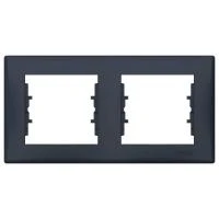 Рамка 2-м Sedna горизонт. графит SchE SDN5800370