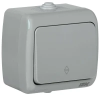 Выключатель проходной 1-кл. 1п ОП AQUATIC ВС-20-1-2-А 10А IP54 GENERICA EVA12-K03-10-54