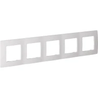 Рамка 5-м Etika бел. IEK 672505