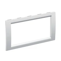 Рамка 4мод. универс. под Brava/VIVA/45х45 сер. металлик DKC F00013G