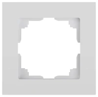 Рамка 1-м СП Accent 6-501-01 бел. Intro Б0063724